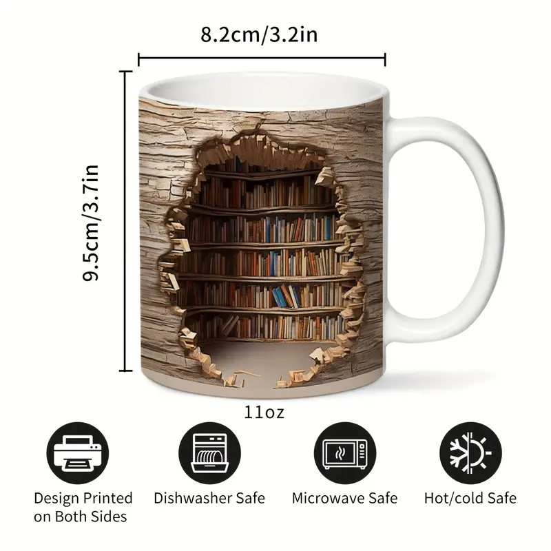 Tazza Incantata della Biblioteca ad Attivazione Termica