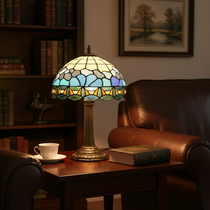 Rose Lamp with Vibrant Design