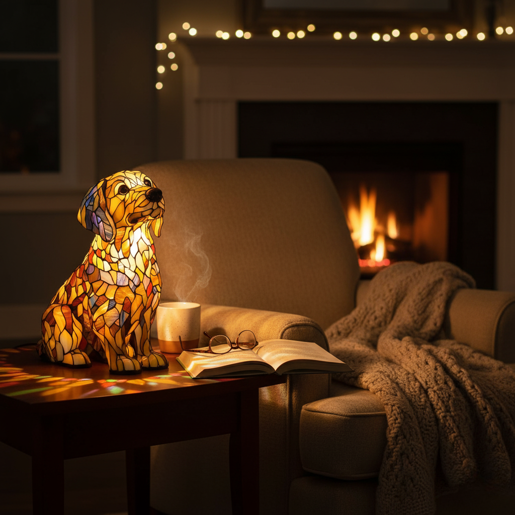 Golden Retriever – Radiant LED Companion