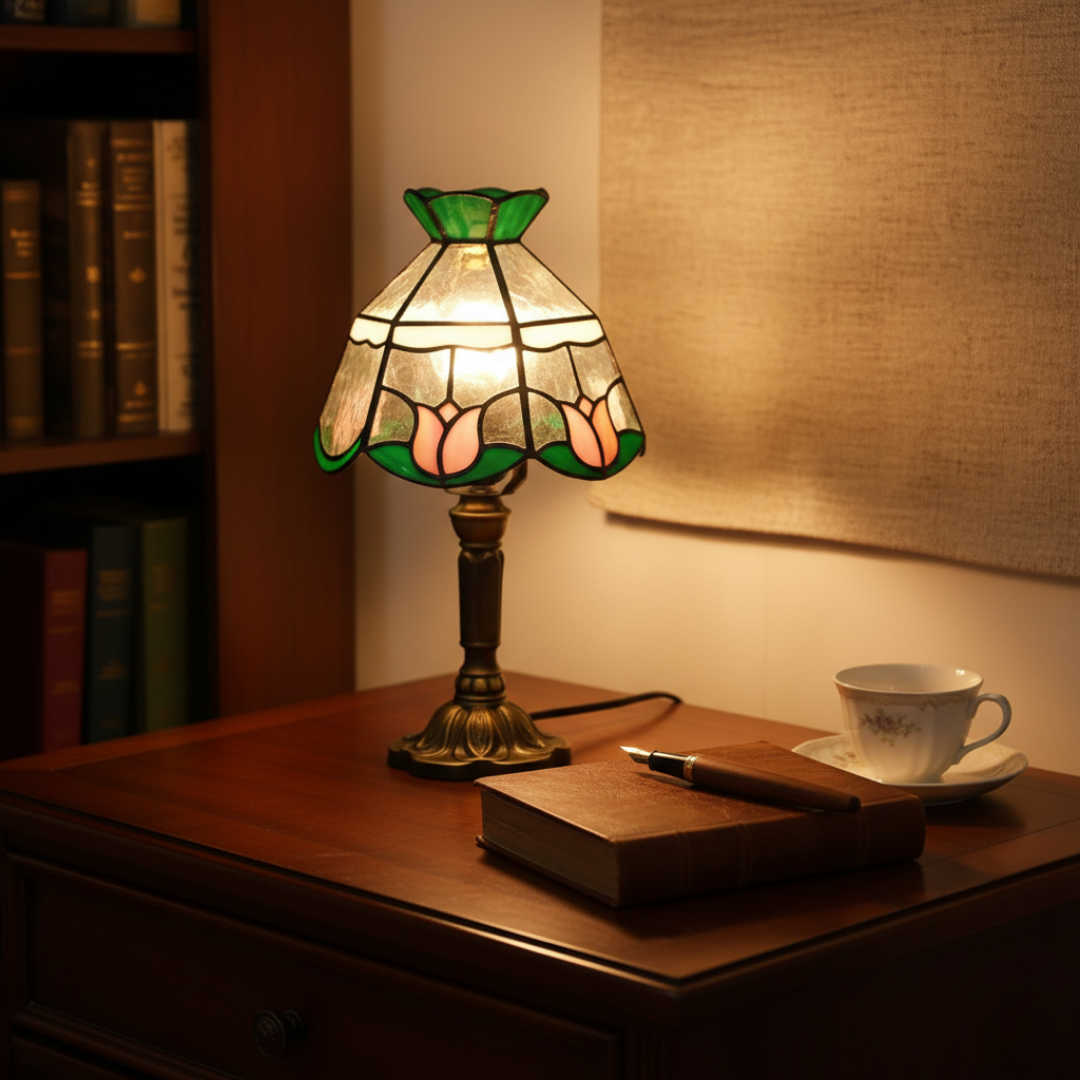 Lampada da Tavolo LED Barocca Antica