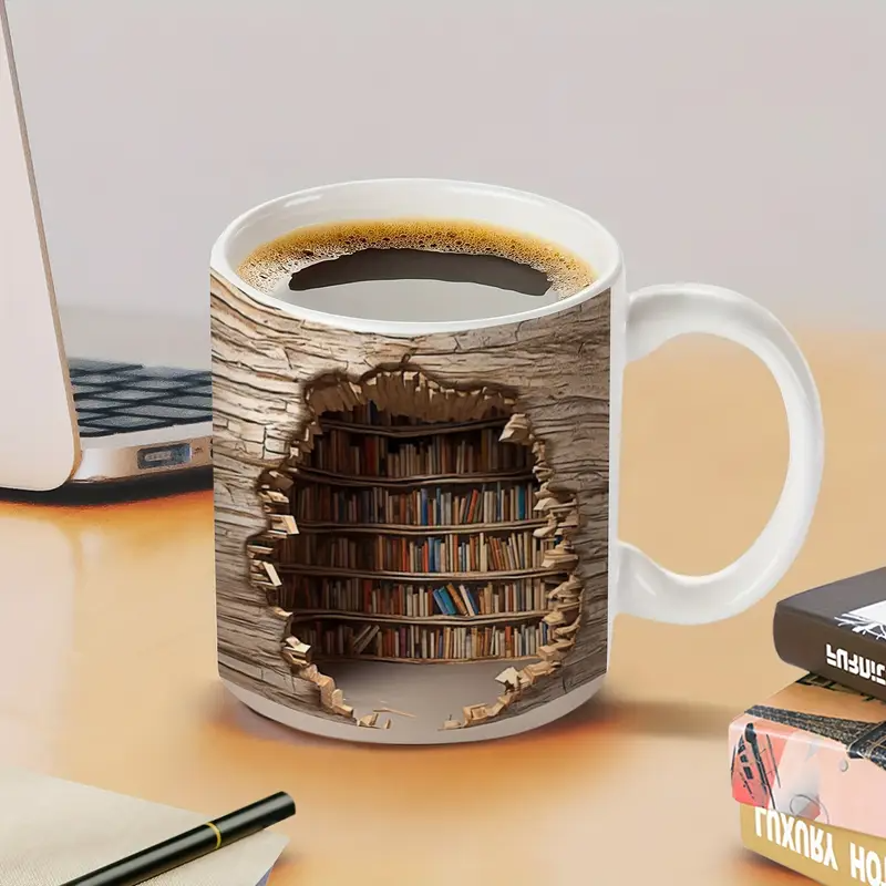 Tazza Incantata della Biblioteca ad Attivazione Termica