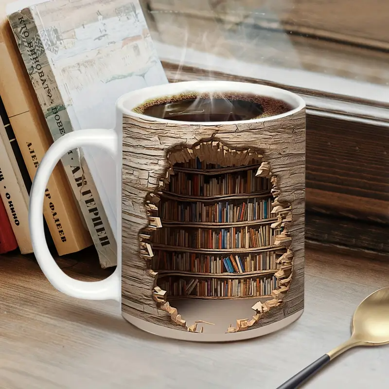 Tazza Incantata della Biblioteca ad Attivazione Termica