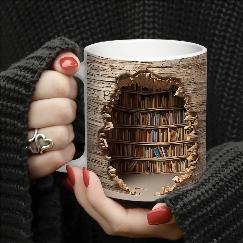 Tazza Incantata della Biblioteca ad Attivazione Termica