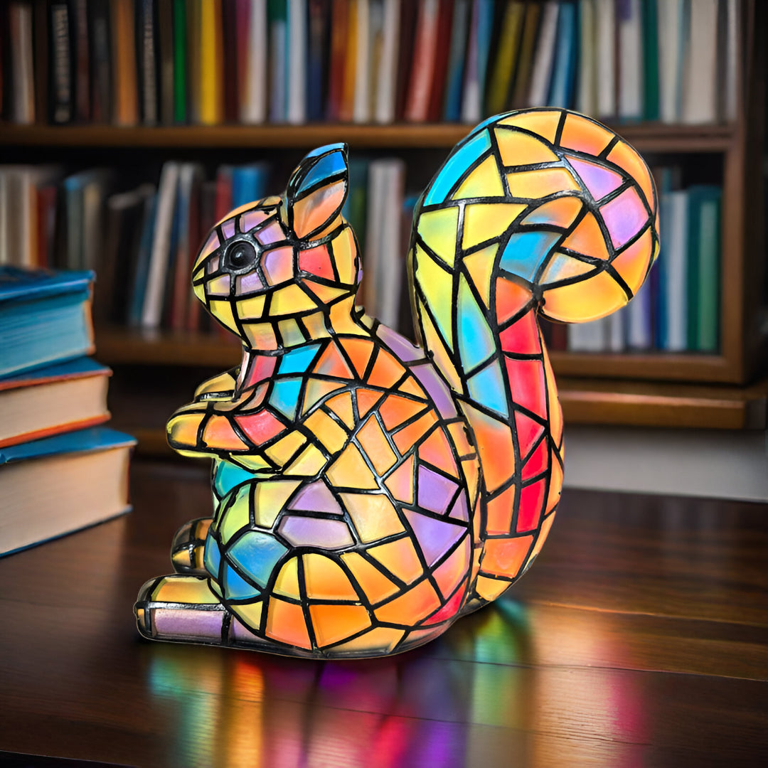 Fungo Ghiacciato – Lampada Artigianale in Vetro Colorato