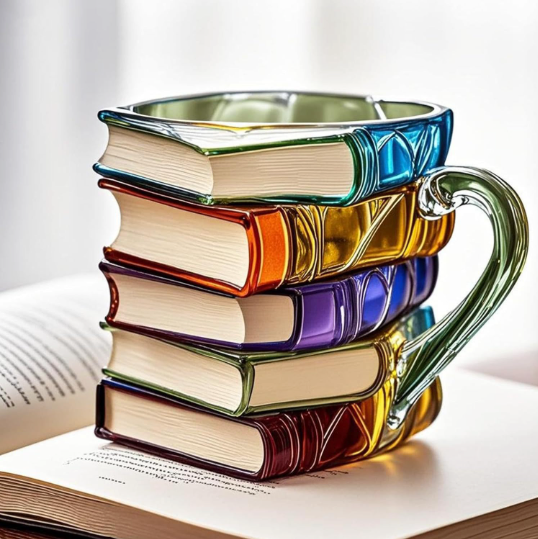 Tazza a Libro Aurora 3D Artigianale II