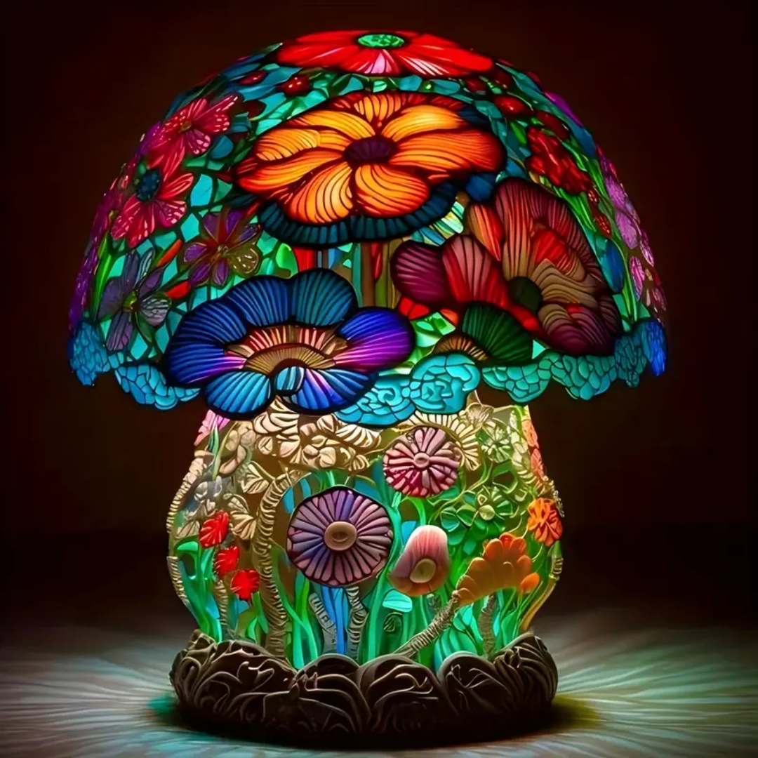 Fungo Opaco – Lampada Decorativa in Resina