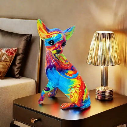 Chihuahua – Vivid Resin LED Lamp